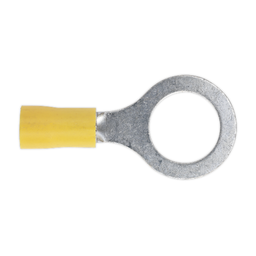 [YT17] Easy-Entry Ring Terminal 13mm (1/2"), Yellow - Pack of 100