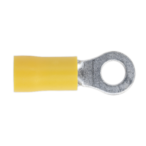 [YT18] Easy-Entry Ring Terminal 5.3mm (2BA), Yellow - Pack of 100