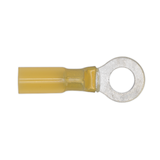 [YTSR2584] Heat Shrink Ring Terminal 8.4mm, Yellow - Pack of 25