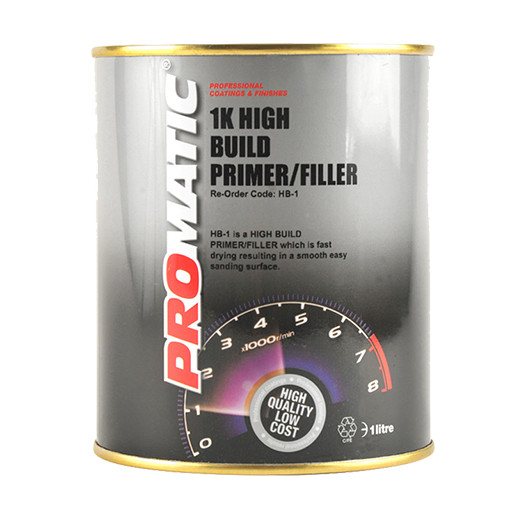 [HB-1] PROMATIC - 1K HIGH BUILD PRIMER GREY (1LT)