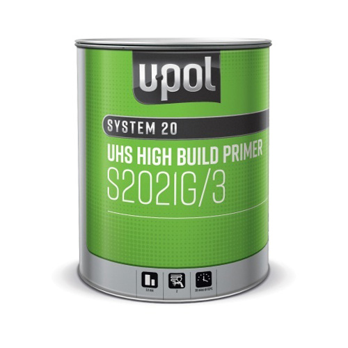 [S2021G/5] S2021 Ultra High Solid High Build Primer 5L Tin Grey 