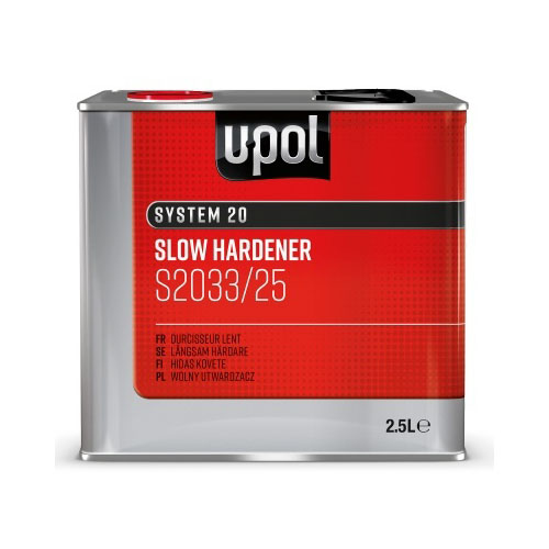 [S2033/25] S2033 Slow Hardener 2.5L Tin Clear 