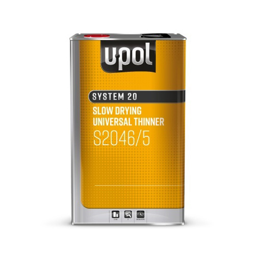 [S2046/5] S2046 Slow Drying Universal Thinner 5L Tin Clear 
