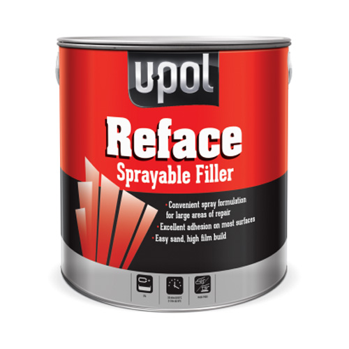 [UPOL/SF2] 2.5ltr Upol Reface White 2K Polyester Spray Filler Including Hardener