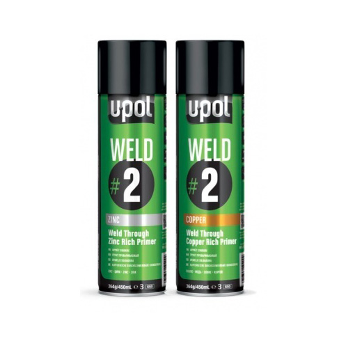 [WELDC/AL] 450ml Upol Weld 2 Weld Through Copper Rich Primer Aerosol (Each)