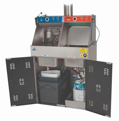 [FMT3180] Double Gun Wash Machine For Water & Solvent With Extraction