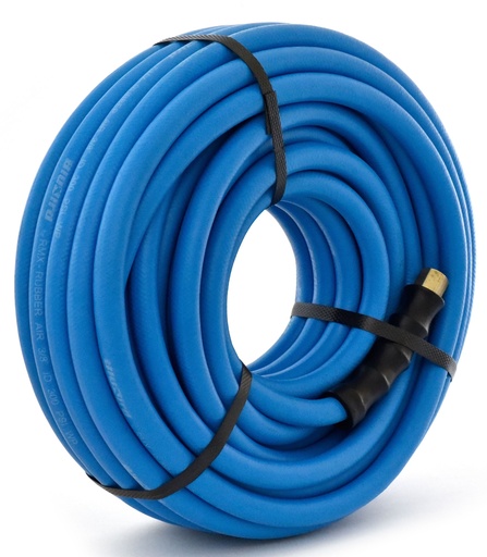 [FMT1010] B-55 air hose 10mm bore x 10mtrs fitted with swivel 1/4bsp female threads. 300PSI/20BAR max pressure rated. Silicone free & anti static