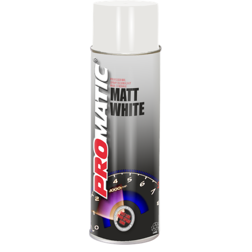 [MW500] PROMATIC - WHITE MATT AEROSOL (500ML)