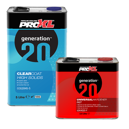 [CCG20HS-5XF] PROXL GENERATION20 - HIGH SOLIDS 2K CLEARCOAT EXTRA FAST KIT (7.5LT)