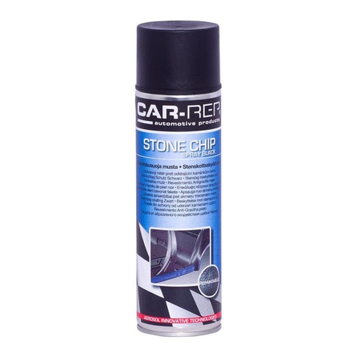 [CR01100] Car-Rep Black Stonechip Coating 500ml 