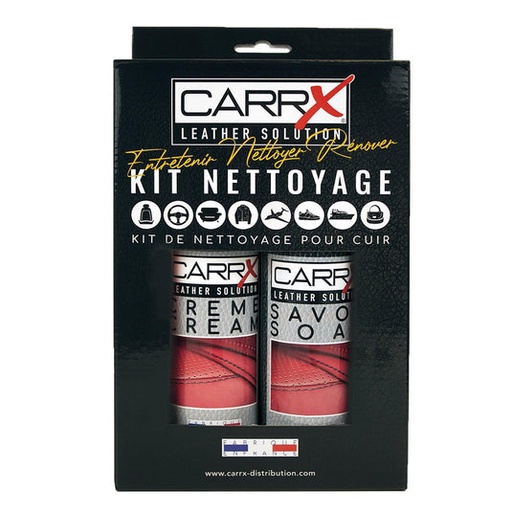 [CX/CLEANINGNOURISHKIT] Car-Rx Leather Care & Cleaning Kit 