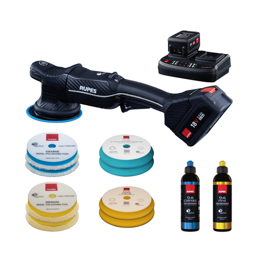 [RUPHLR15/BAS] Rupes Bigfoot HLR Cordless Polisher Kits HLR15