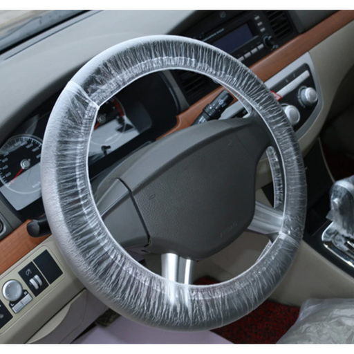 [CAR/DWC] Pack of 100 Disposable Steering Wheel Covers 