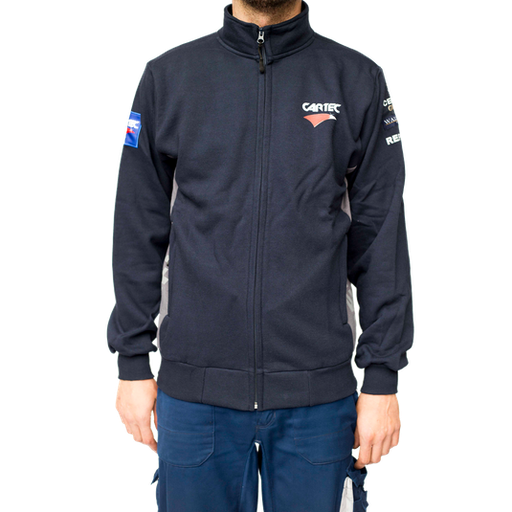[M1001-07-M] Cartec Official Full Zip Jumper Medium