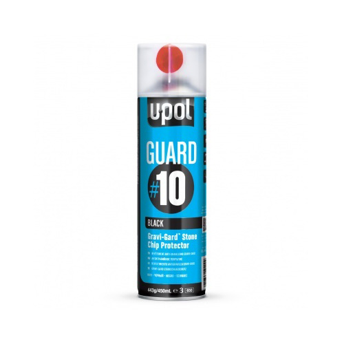 [GUARD/AL] 450ml Upol Gravigard Stone Chip Protection Black Aerosol (Each)