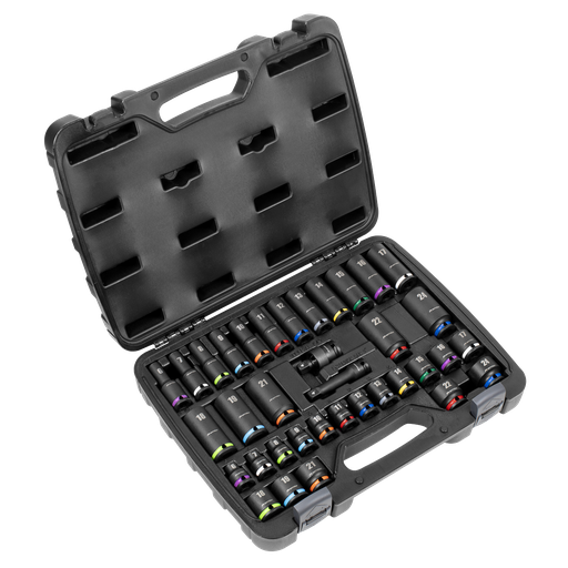 [AK5633M] Premier Impact Socket Set 3/8"Sq Drive 36pc