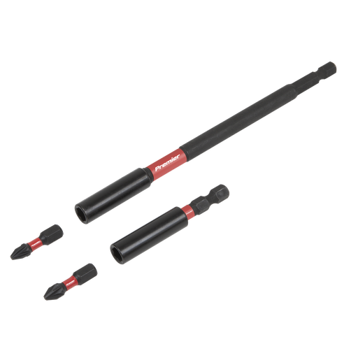 [AK8276] Premier Impact Grade Power Tool Bit Holder Set 4pc