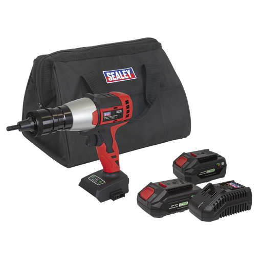 [CP20VNRKIT] SV20 Series Brushless Cordless Nut Riveter 20V - 2 Batteries