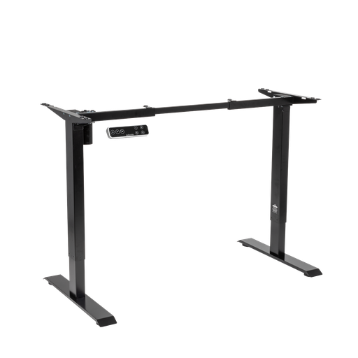 [DH18] Dellonda Single Motor Ultra-Quiet Adjustable-Height Desk Frame with Digital Control Panel 70kg Capacity - Black