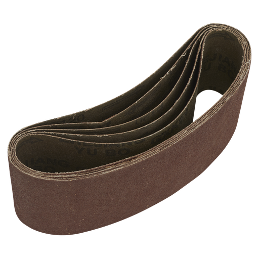 [SB120457] 76 x 457mm Sanding Belt 120Grit - Pack of 5