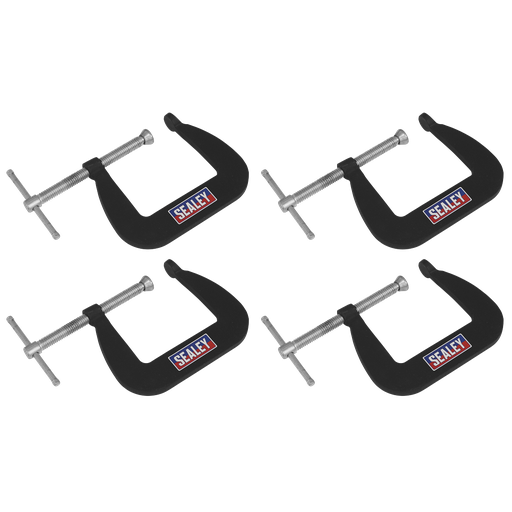 [GCC01] Junior C-Clamp Set 64mm x 64mm 4pc