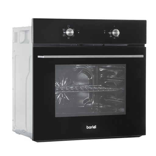 [DH124] Baridi Integrated Fan-Assisted Electric Oven 60cm 55L Capacity - Black