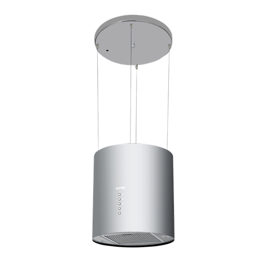 [DH220] Baridi Round Island Cooker Hood 35cm - Stainless Steel