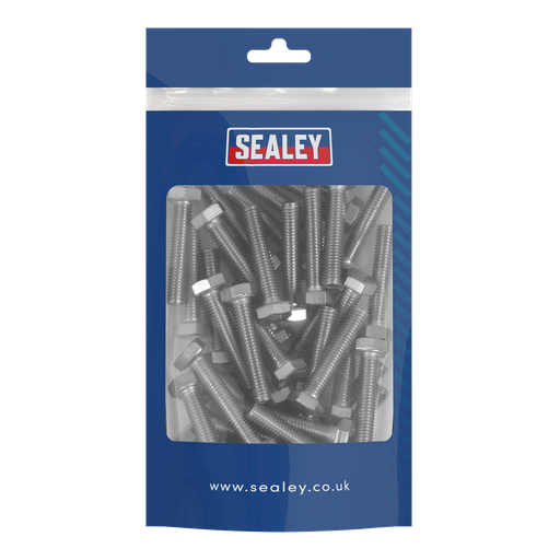 [S840S] Stainless Steel Set Screw M8 x 1.25 Pitch, DIN 933 - Pack of 50