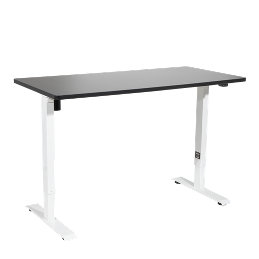 [DH69] Dellonda Single Motor Ultra-Quiet Adjustable-Height Electric Sit/Stand Desk - Black Desktop