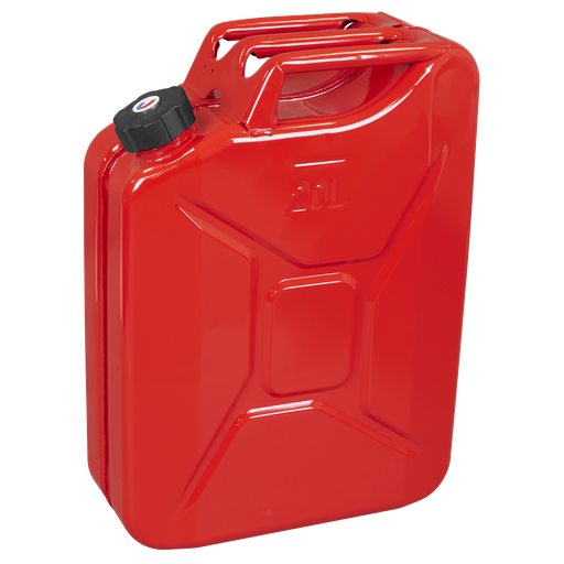 [JC20SCR] Screw Cap Metal Jerry Can 20L - Red