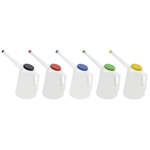 [JDL3SET] Oil Containers with Flexible Spouts 3L - Set of 5