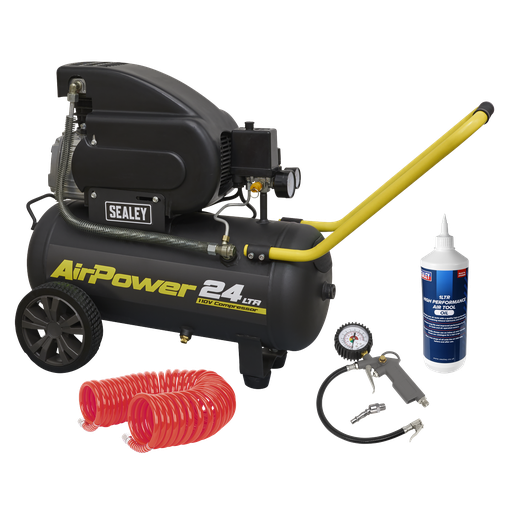 [SAC2420E110VSC] 24L Direct Drive Air Compressor Site Combo 2hp 110V