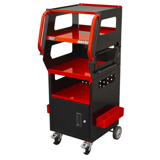 [APDT435R] Multipurpose Trolley for Diagnostics 4-Level