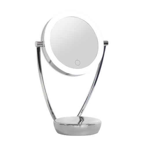 [DH3] Dellonda Freestanding Double-Sided LED Vanity Mirror 7.5"