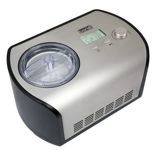 [DH51] Baridi Ice Cream Maker with Fast Freeze 1.2L Capacity - Stainless Steel