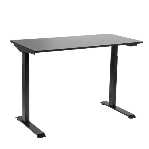 [DH55] Dellonda Single Motor Ultra-Quiet Adjustable-Height Electric Sit/Stand Desk - Black Desktop