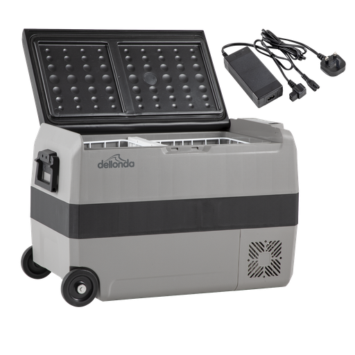 [DL132] Dellonda Portable Fridge Freezer/Cool Box with LED Display & AC/DC 230V Adaptor 50L