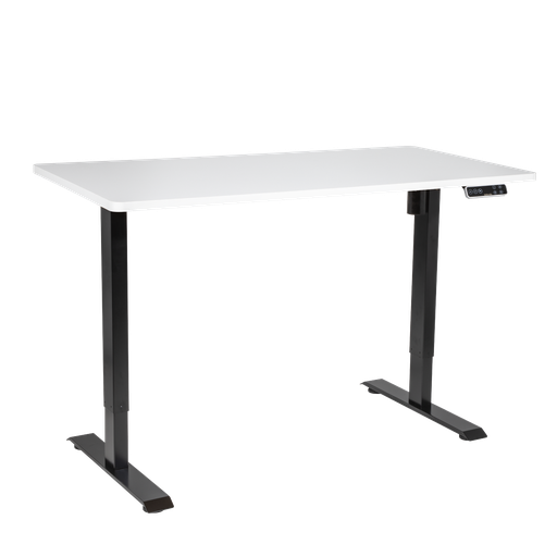 [DH244] Dellonda White Electric Height Adjustable Standing Desk with Memory, Quiet, 1400x700mm