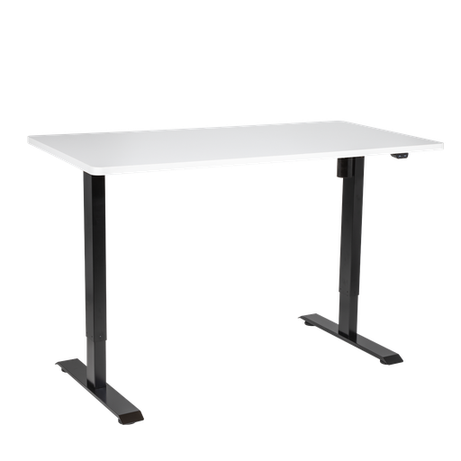 [DH36] Dellonda Single Motor Ultra-Quiet Adjustable-Height Electric Sit/Stand Desk - White Desktop