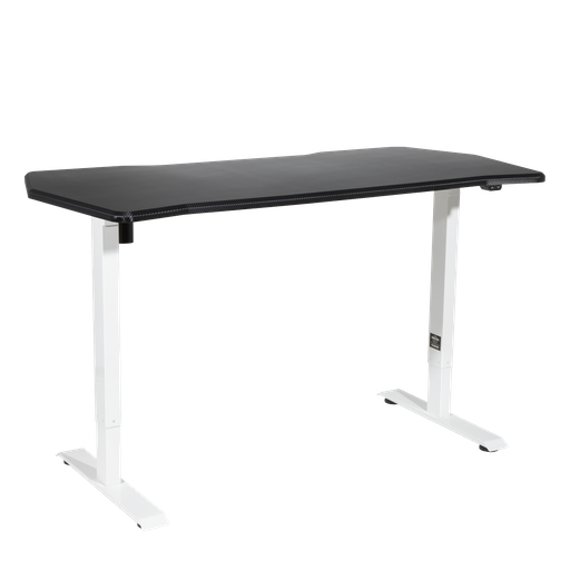 [DH70] Dellonda Single Motor Ultra-Quiet Adjustable-Height Electric Sit/Stand Desk - Carbon Fibre Effect Desktop