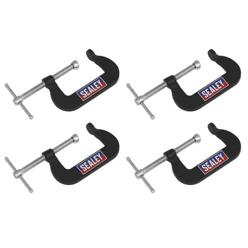 [GCC06] Junior C-Clamp Set 51mm x 32mm 4pc