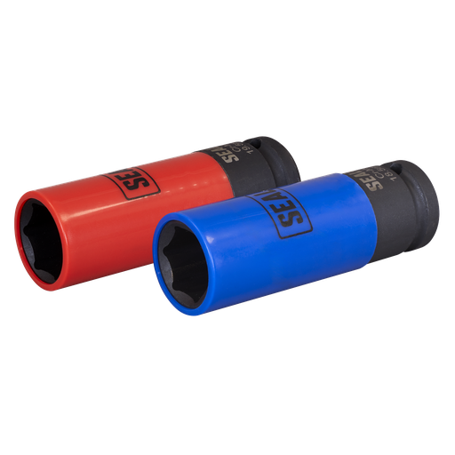 [SX01819] Alloy Wheel Impact Socket Set 1/2"Sq Drive 2pc