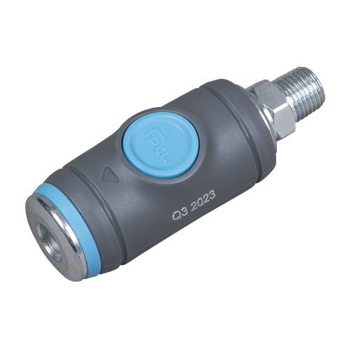 [AC102] PCL Push-Button Safety Coupling Body Male 1/4"BSPT