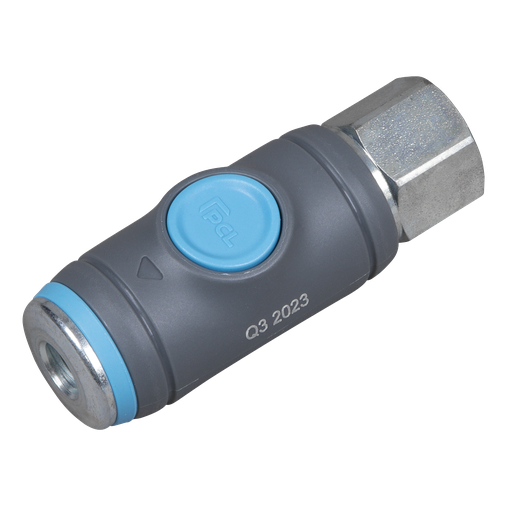 [AC107] PCL Push-Button Safety Coupling Body Female 1/2"BSP