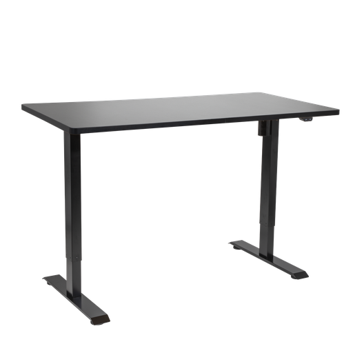 [DH38] Dellonda Single Motor Ultra-Quiet Adjustable-Height Electric Sit/Stand Desk - Black Desktop