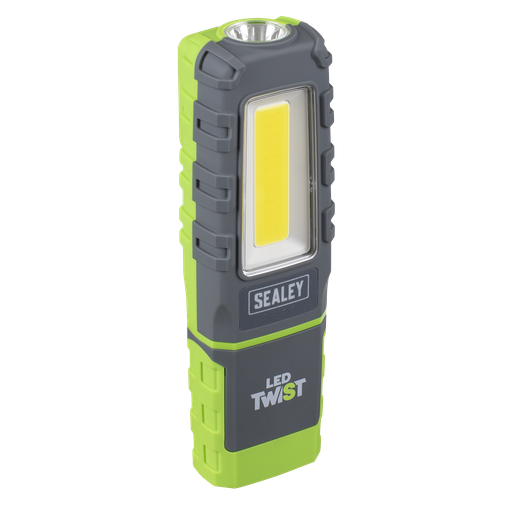 [LED601G] LED Twist Rechargeable Inspection Light 5W COB & 1W SMD