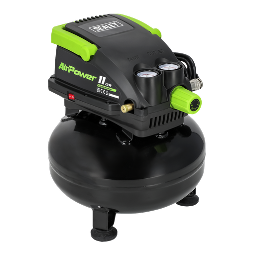[SAC1100] 11L Oil Free Direct Drive Air Compressor 0.5hp