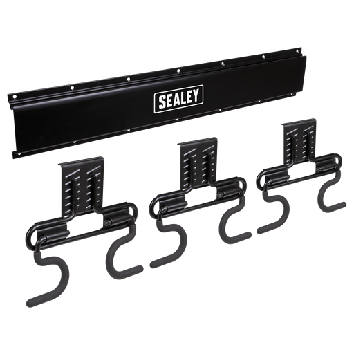 [APHKIT4] Wall Mounting Storage Rail with 6 Hooks