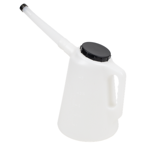 [JDL3] Oil Container with Flexible Spout 3L - Black Lid