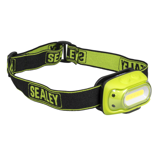 [HT08RG] Rechargeable Head Torch with Auto-Sensor 8W COB LED - Green